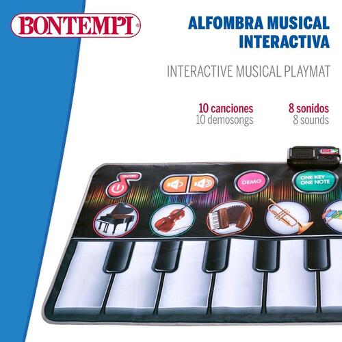 Lærerigt piano-måtte fra Bontempi - legetøjsklaver