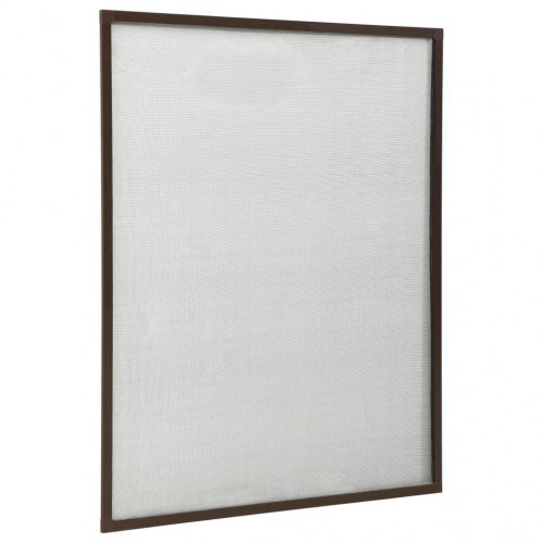 Insektnet til vinduer 110x130 cm brun