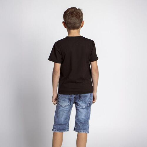Børne Kortærmet T-shirt Sonic Sort 5 år