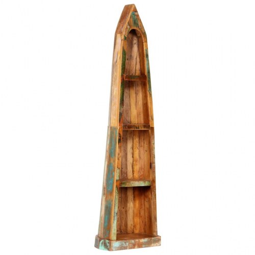 Bogreol 50x40x180 cm massivt genanvendt træ
