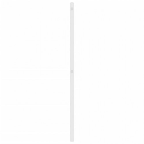 Sengegavl i metal 100 cm - hvid