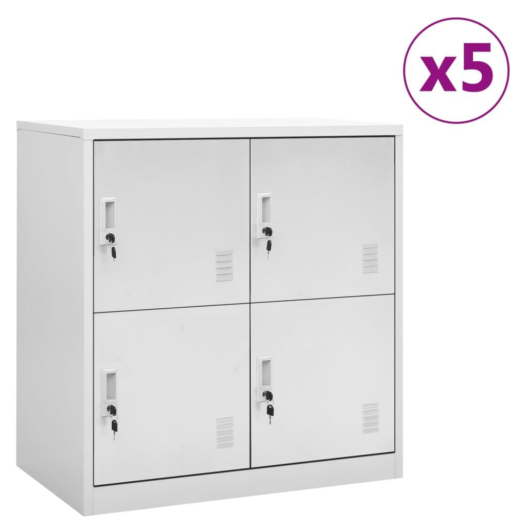 Skabe Stk 90x45x92 Stål Lysegrå