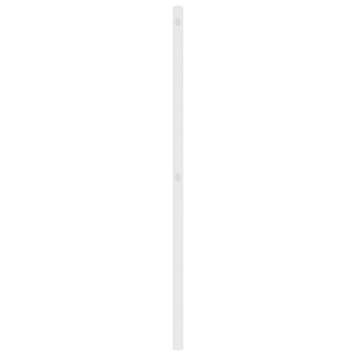 Sengegavl i metal 150 cm - hvid
