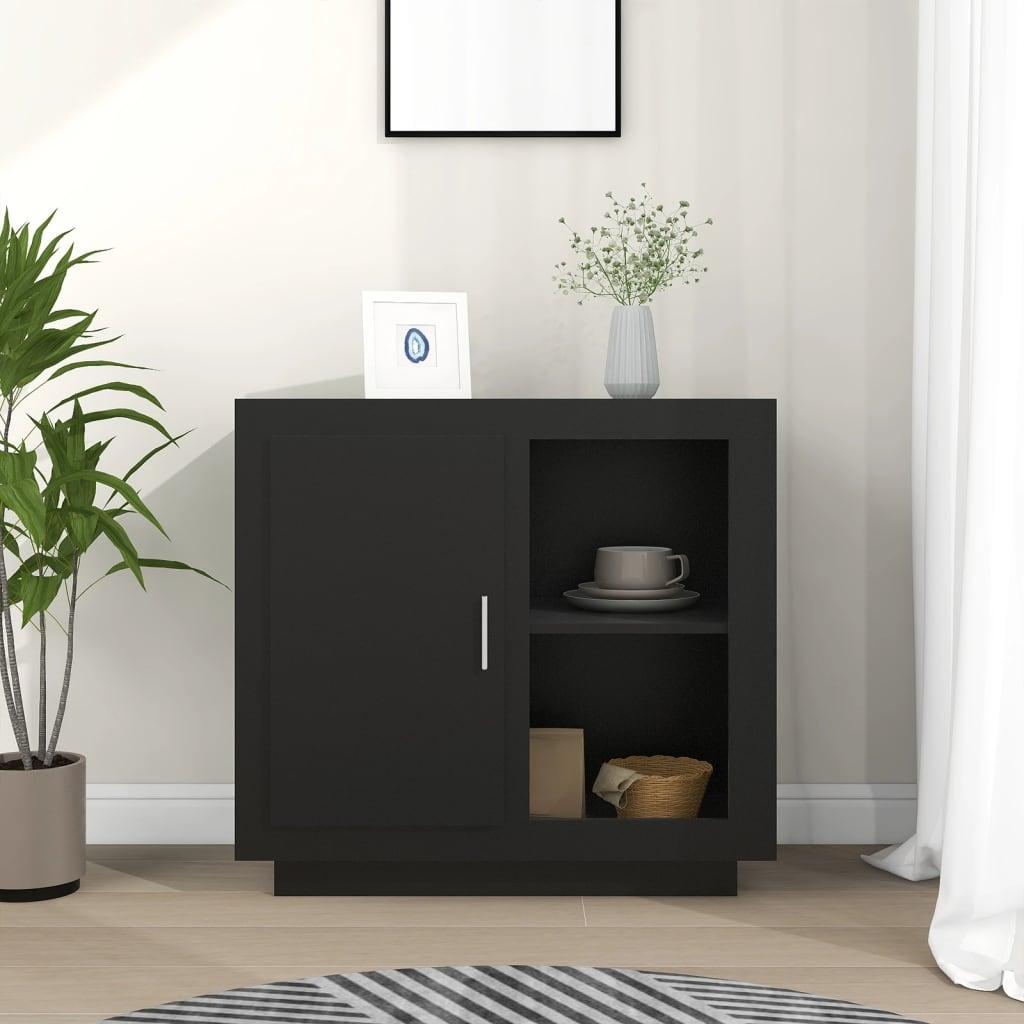 Skænk 80x40x75 cm sort