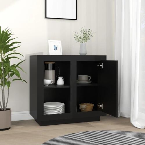 Skænk 80x40x75 cm sort