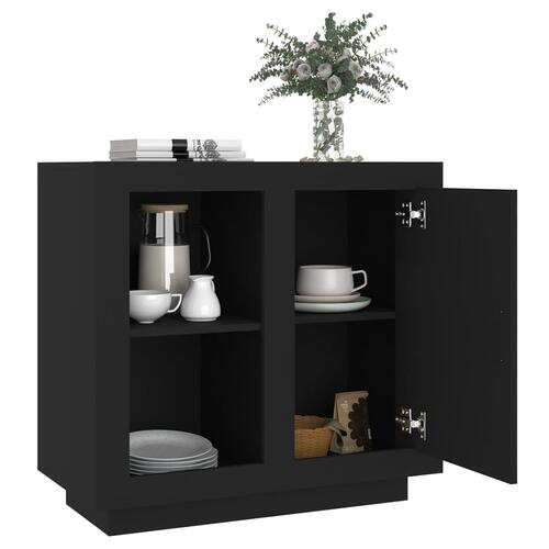 Skænk 80x40x75 cm sort