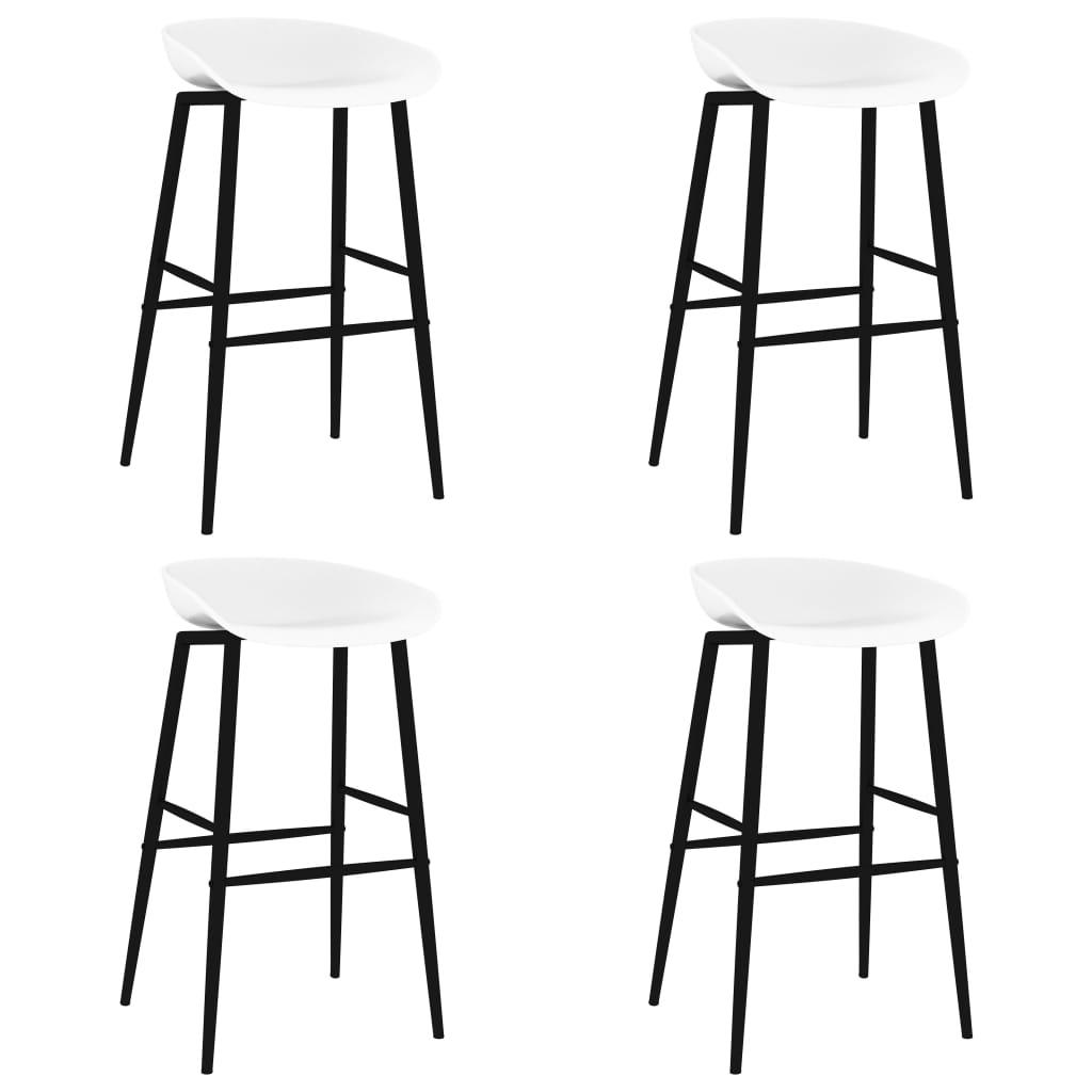 Barstole 4 stk. hvid