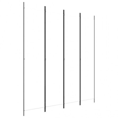 Rumdeler med 4 paneler 200 x 220 cm - hvid