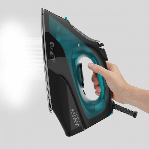 Black & Decker dampstrygejern 2.400 W - sort/grøn