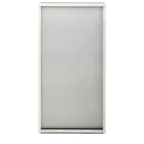 Nedrulleligt insektnet til vinduer 90x170 cm hvid