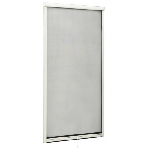 Nedrulleligt insektnet til vinduer 90x170 cm hvid