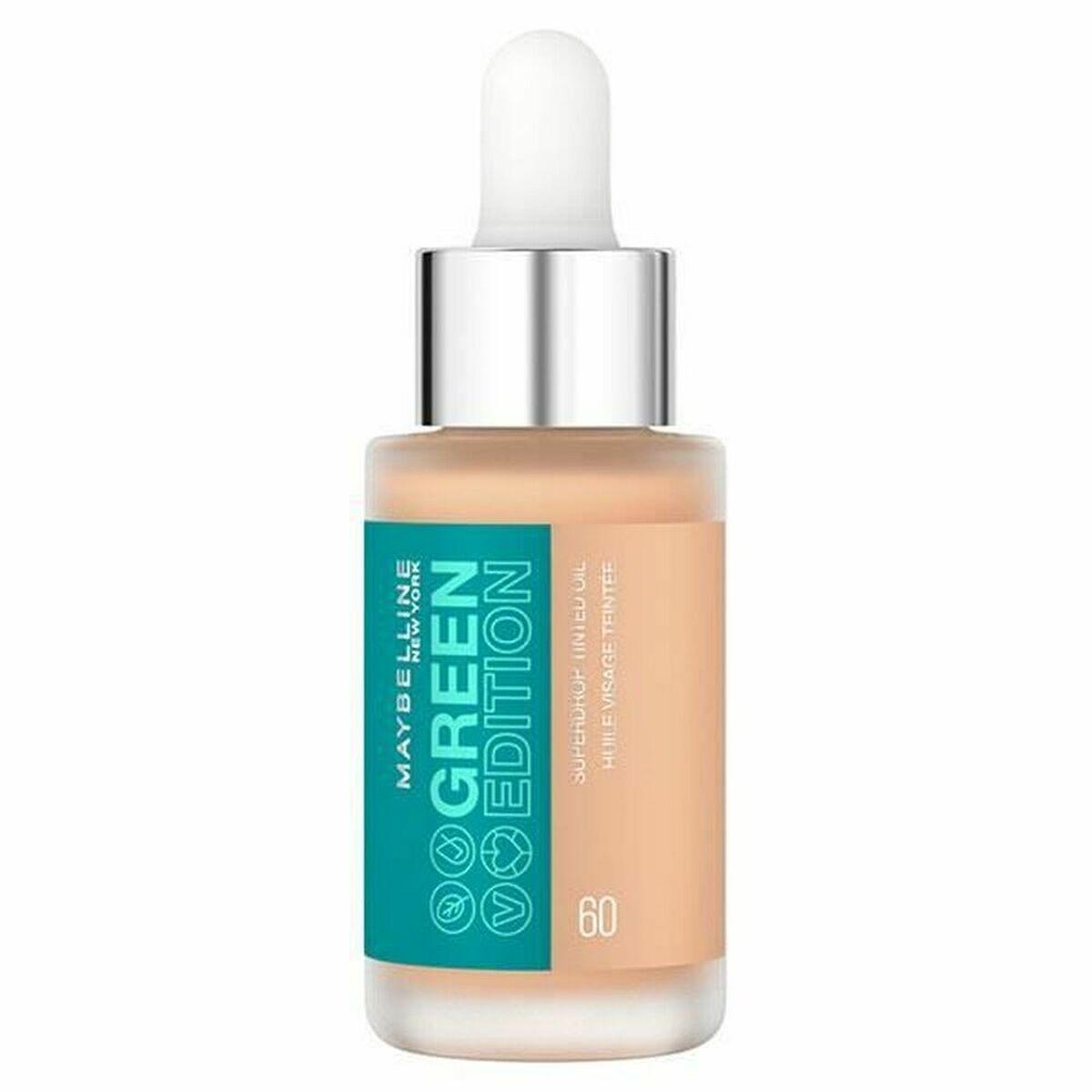 Flydende Makeup Foundation Maybelline Green Edition Nº 60 Olie 20 Ml