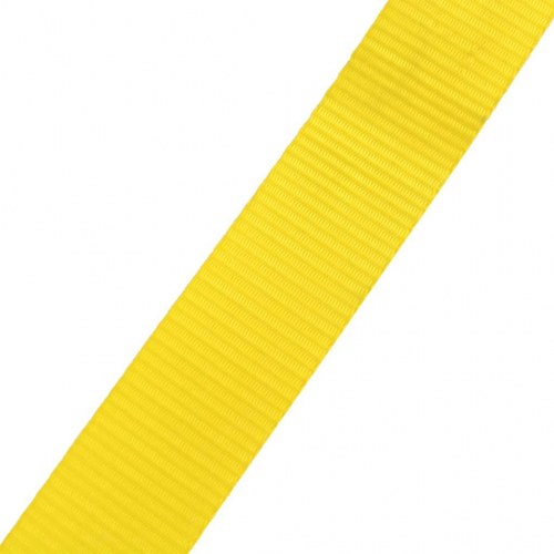 Slackline 15 m x 50 mm 150 kg gul