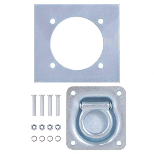 Surringsringe til trailer 6 stk. galvaniseret stål 2000 kg