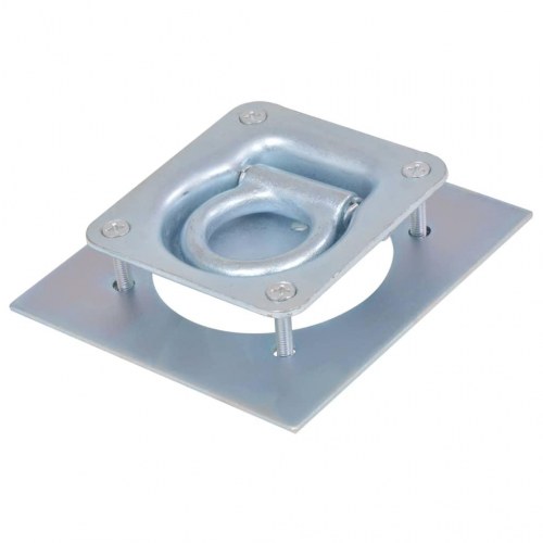 Surringsringe til trailer 6 stk. galvaniseret stål 2000 kg