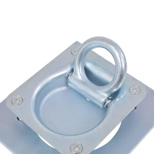 Surringsringe til trailer 6 stk. galvaniseret stål 2000 kg