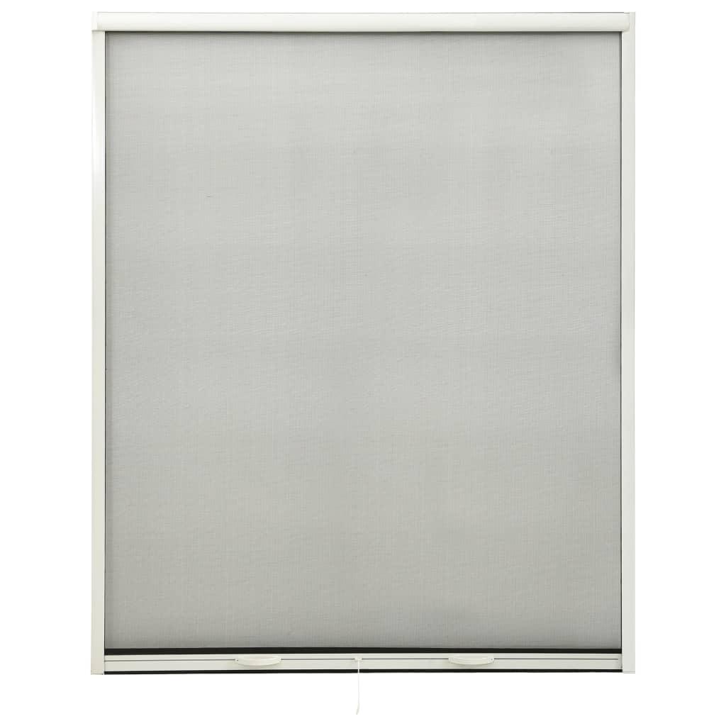 Nedrulleligt insektnet til vinduer 160x170 cm hvid