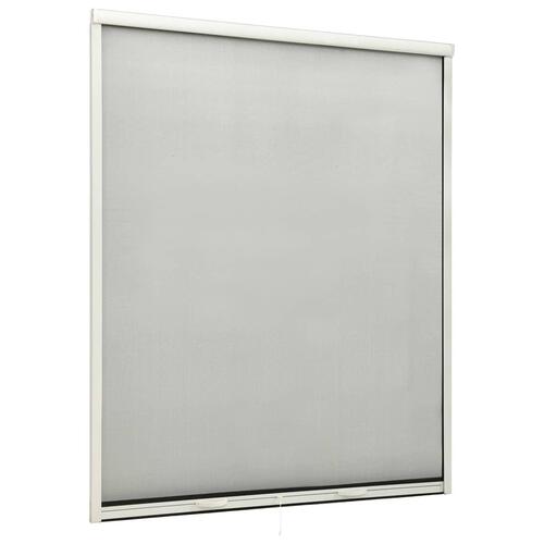 Nedrulleligt insektnet til vinduer 160x170 cm hvid