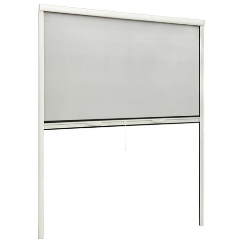 Nedrulleligt insektnet til vinduer 160x170 cm hvid