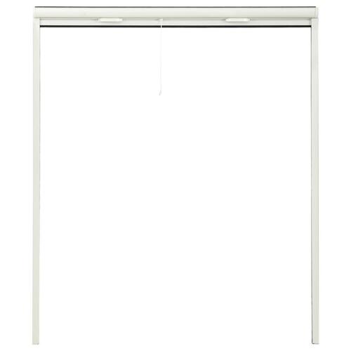 Nedrulleligt insektnet til vinduer 160x170 cm hvid