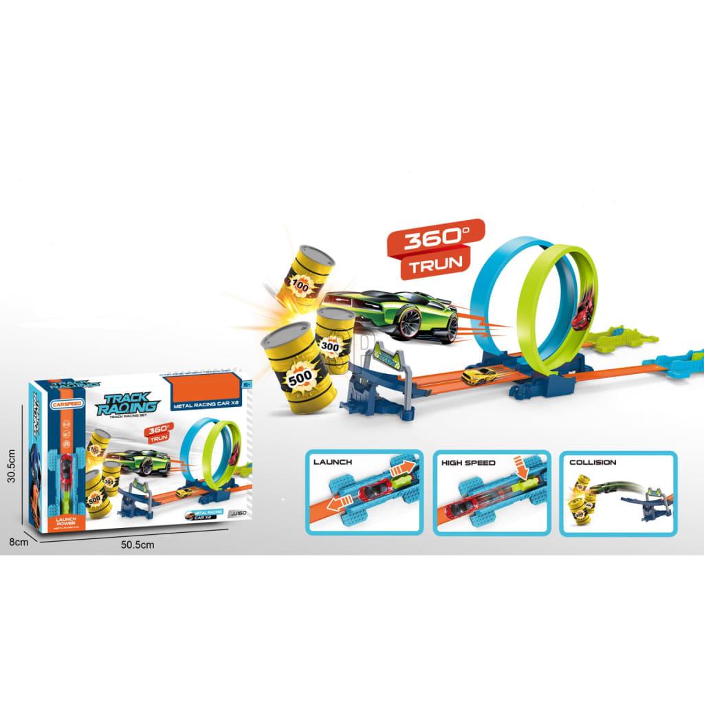 Tender Toys Racerbanesæt Dele Grå Blå