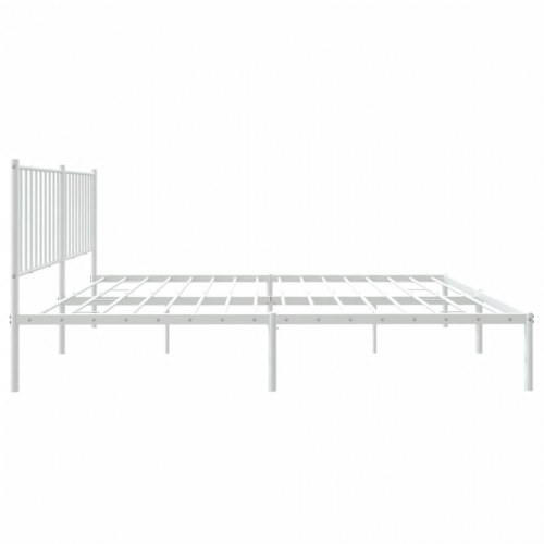 Sengeramme med sengegavl 160 x 200 cm - hvid
