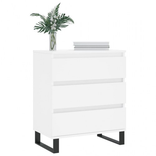 Skænk 60 x 35 x 70 cm i konstrueret træ - hvid