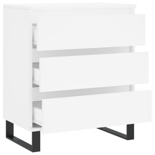 Skænk 60 x 35 x 70 cm i konstrueret træ - hvid