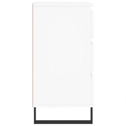 Skænk 60 x 35 x 70 cm i konstrueret træ - hvid