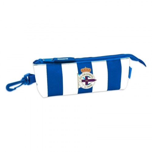 Penalhus R. C. Deportivo de La Coruña - blå/hvid (20 × 8,5 × 5 cm)