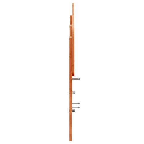 Sengegavl 150 cm massivt fyrretræ gyldenbrun