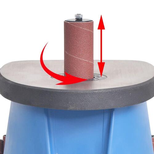 Oscillerende spindelpudser 450 W blå