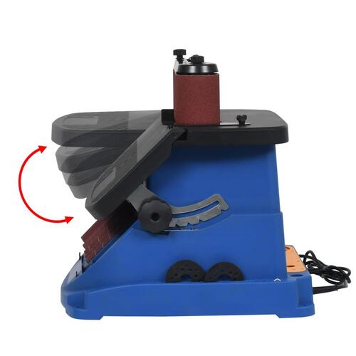 Oscillerende spindel- og båndpudser 450 W blå