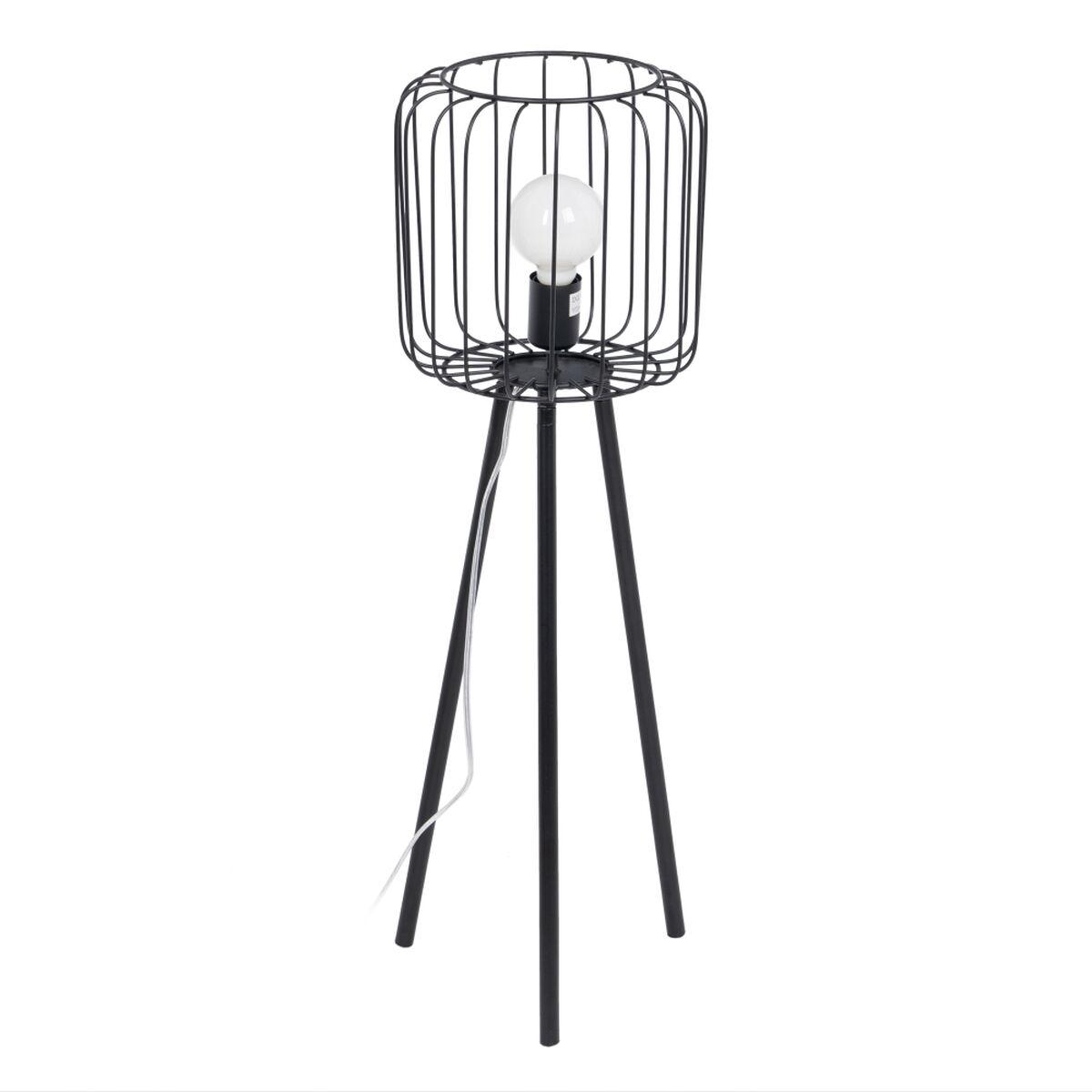 Gulvlampe Sort Metal 25 x 25 x 80 cm