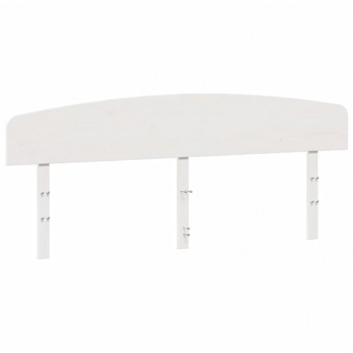 Sengegavl 180 cm massivt fyrretræ hvid