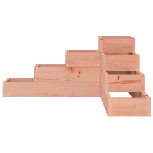 Plantekasse 4 niveauer 80,5x79x36 cm massivt douglasgran