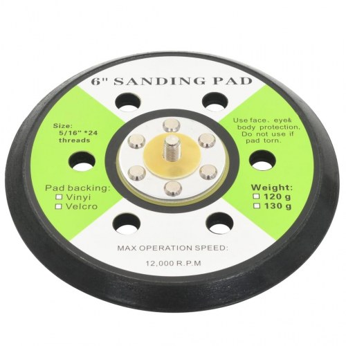 Slibepuder med 6 huller 3 stk. 15 cm