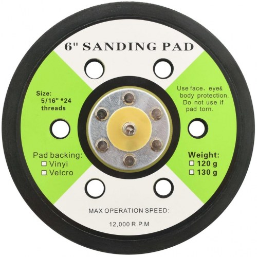 Slibepuder med 6 huller 3 stk. 15 cm