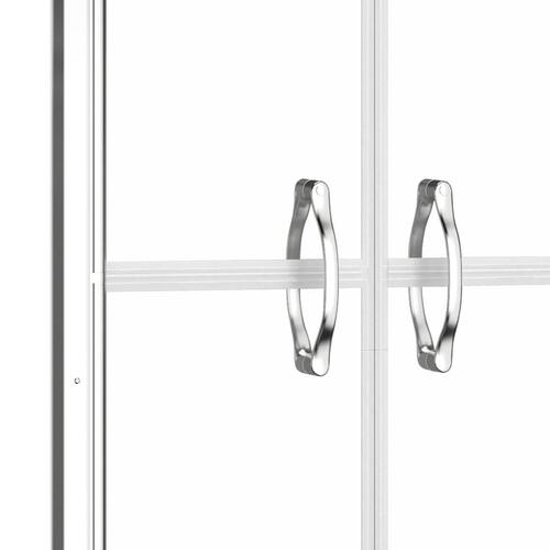 Brusedør 71x190 cm klart sikkerhedsglas