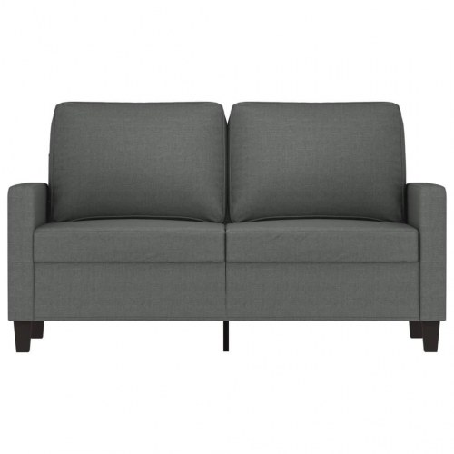 2-personers sofa 120 cm stof mørkegrå