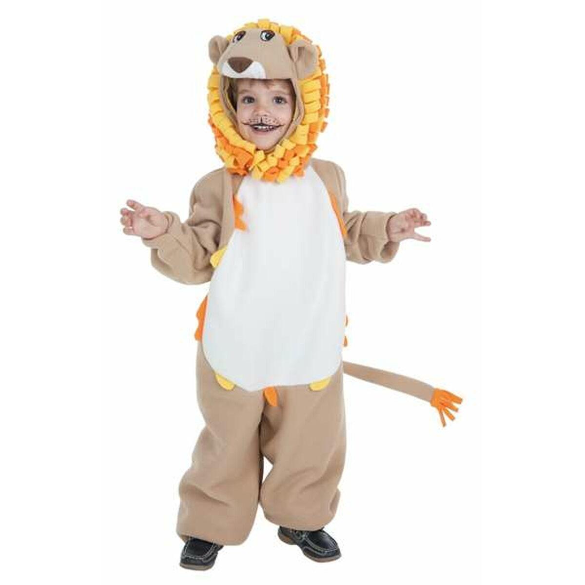 Børnekostume løve - jumpsuit 3-5 år (1 del)