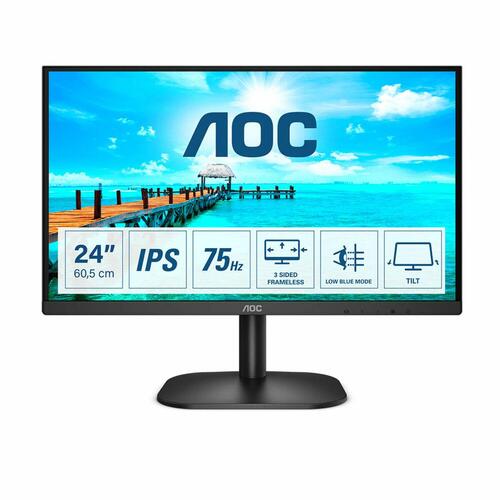 Skærm AOC 24B2XD 23,8" LED IPS Flicker free 75 Hz 50-60 Hz 23.8"