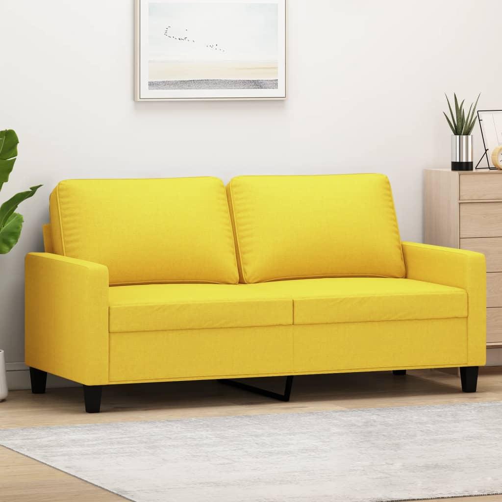 3-Personers Sofa Stof - 140 cm / Lysegul