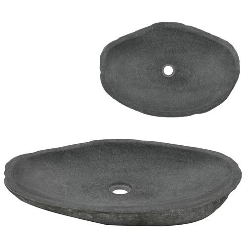 Håndvask flodsten oval 60-70 cm