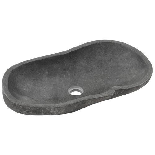 Håndvask flodsten oval 60-70 cm