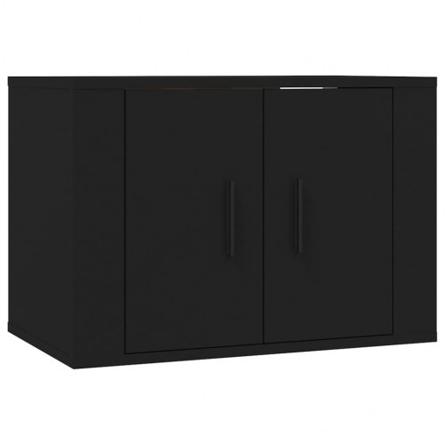 Væghængt tv-skab 57x34,5x40 cm sort