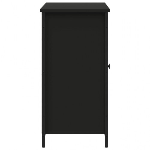 Skænk 100x35x70 cm konstrueret træ sort