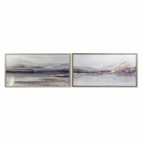 Lærredsmaleri - håndmalet, moderne, 124 × 4,5 × 64 cm
