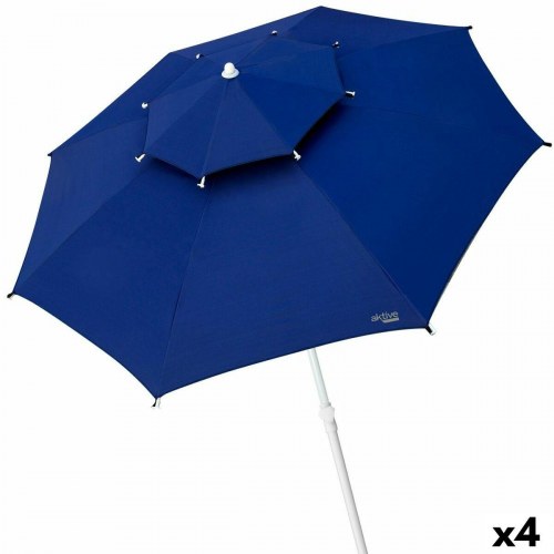 Aktive parasol, blå - 280 x 260 x 280 cm / 280 x 240 x 280 cm (4 enheder)
