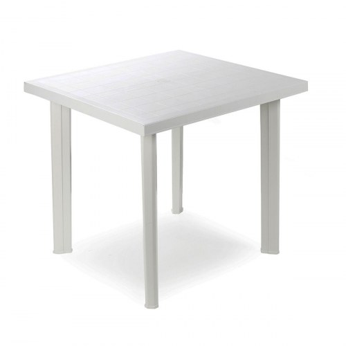 IPAE Progarden havebord i harpiks, hvid - 80 × 75 × 72 cm